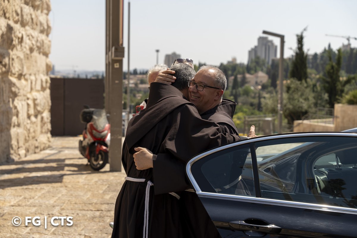 custodiaTS's tweet image. The Custody of the Holy Land joyfully welcomed the new Custos, Br. Francesco Ielpo, OFM!