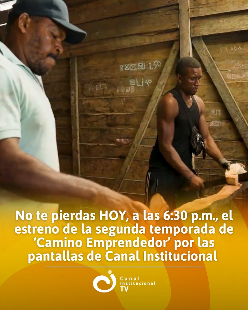 🇨🇴💡 Cada emprendimiento nace de una historia única, de sueños que inspiran y transforman realidades.

🎙️ Hoy, en una nueva temporada de 'Camino Emprendedor', conoce cómo los colombianos convierten sus ideas en proyectos que marcan la diferencia.

📺 Conéctate a las 6:30 p. m.