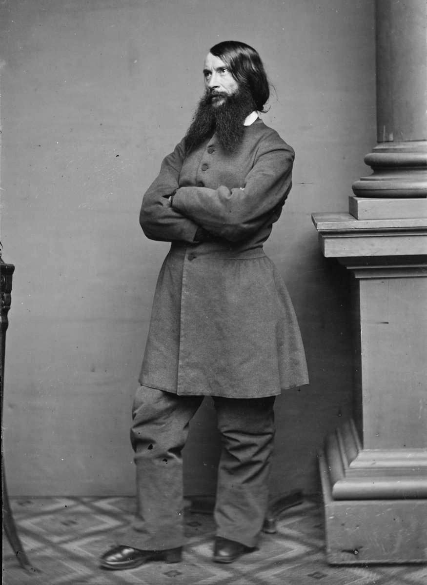 GVSHP's tweet image. #OTD in 1816, sidewalk vault inventor, ardent abolitionist, and #GreenwichVillage resident Thaddeus Hyatt is born. We look back at how this unique figure changed our cityscape while working with John Brown to fight the spread of slavery in Kansas + beyond: villagepreservation.org/2022/02/18/tha…