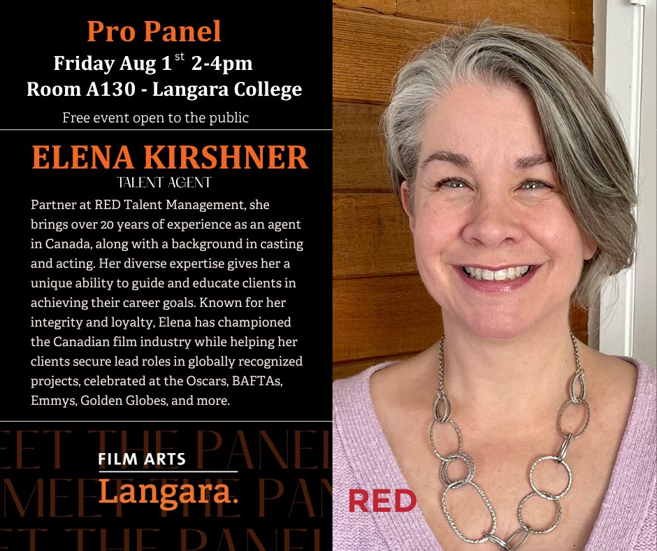 Come join us for our Pro Panel 2025 happening on Aug 1st from 2-4pm at <a href="/langaracollege/">Langara College</a>  in room A130. This is a #free public event for anyone interested in the #film industry.  Find out more: facebook.com/share/19Af4ZiX…