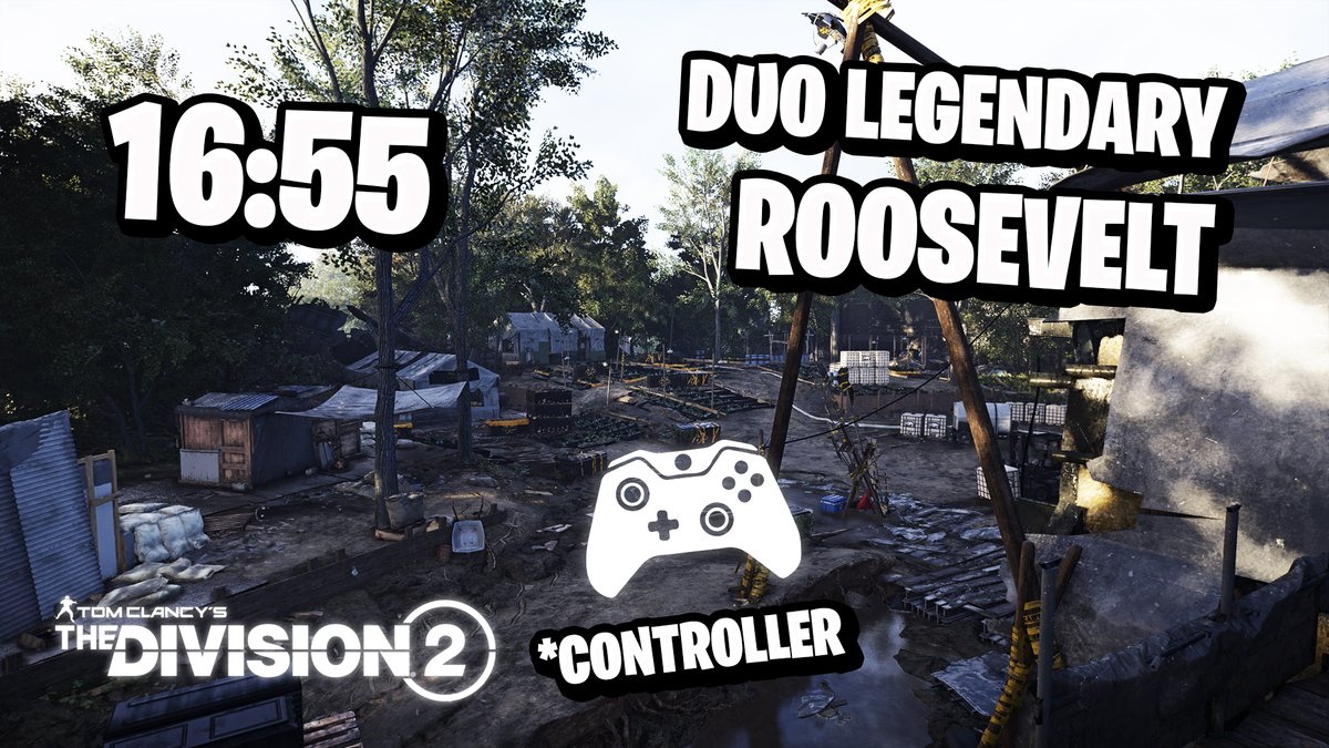 Next Run of our Duo Legendary Controller Runs, Roosevelt!  

youtu.be/5bhXVl-AjX8

#TheDivision2
<a href="/TheDivisionGame/">Tom Clancy's The Division</a>