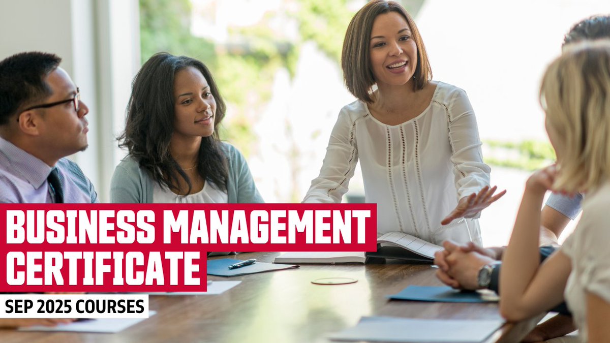 CS_SFU's tweet image. Want a faster alternative to a business degree? Join us this fall for a variety of online courses in our Business Management Certificate program. ow.ly/Gxae50W31JV