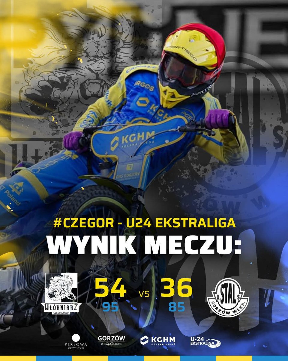 Dziś w #U24Ekstraliga w Częstochowie lepsza młoda drużyna Włókniarz Częstochowa...

#STALeRAZEM #CZEGOR