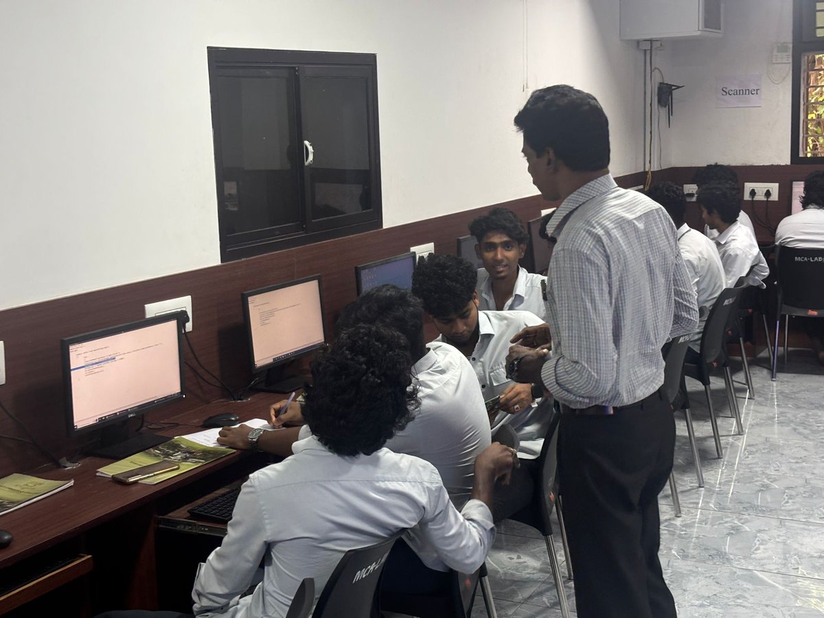 ScottAutonomous's tweet photo. A two-day workshop on “JDBC Connection Using Java” was held on July 17 &amp; 21, 2025, for II year MCA students. Led by Mr. Aiyappan N., it provided hands-on backend development experience, bridging academic learning with industry practices and boosting student confidence and skills. https://t.co/SiJnzSEEi8