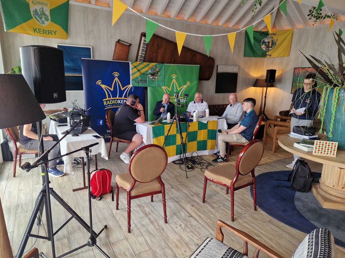 jerosullivanRK's tweet image. Beautiful setting this evening for the All Ireland preview special on Terrace Talk. Shutters bar at @dromquinna @radiokerry @radiokerrysport