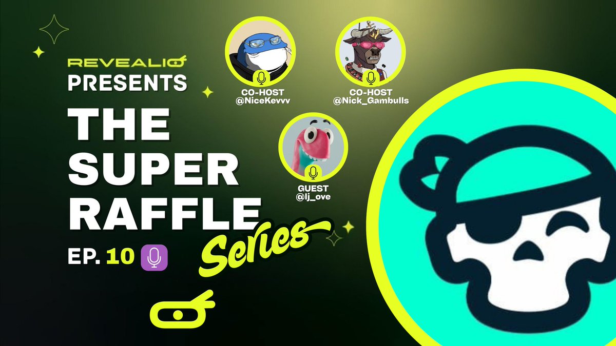 Revealio (@revealio_xyz) on Twitter photo 🚨You don't want to miss this
Tomorrow, we’ll be hosting Episode 10 of our Super Raffle Series with <a href="/LuckySeaGG/">LuckySea</a>
Hosted by
-<a href="/Nick_Gambulls/">Nicholas|Gambulls.com</a>
-<a href="/Nicekevvv/">KeVvV | Revealio (👁️,👁️)</a>
and powered by Revealio.
🎧 Our guest: <a href="/lj_ove/">LJ</a> co-founder of <a href="/LuckySeaGG/">LuckySea</a>
🗓️ Tuesday 22/07 at 4 pm UTC
Set your reminders🫡 🚨You don't want to miss this
Tomorrow, we’ll be hosting Episode 10 of our Super Raffle Series with <a href="/LuckySeaGG/">LuckySea</a>
Hosted by
-<a href="/Nick_Gambulls/">Nicholas|Gambulls.com</a>
-<a href="/Nicekevvv/">KeVvV | Revealio (👁️,👁️)</a>
and powered by Revealio.
🎧 Our guest: <a href="/lj_ove/">LJ</a> co-founder of <a href="/LuckySeaGG/">LuckySea</a>
🗓️ Tuesday 22/07 at 4 pm UTC
Set your reminders🫡