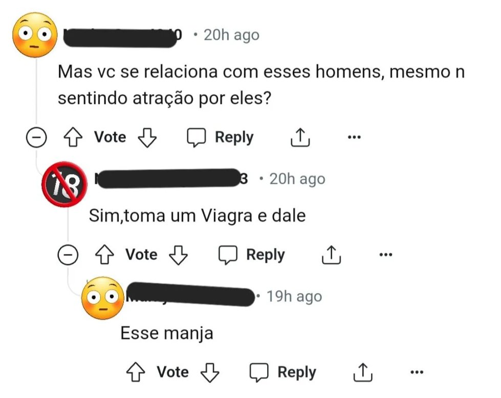 PoseidonMateus's tweet image. Brutal o que a falta de bct faz com os betinhas 🤣
Na boa, eu não consigo entender isso.
Posso passar 100 anos sem comer buceta que não vou virar gay.
Esses caras que fazem isso devem ser todos enrustidos