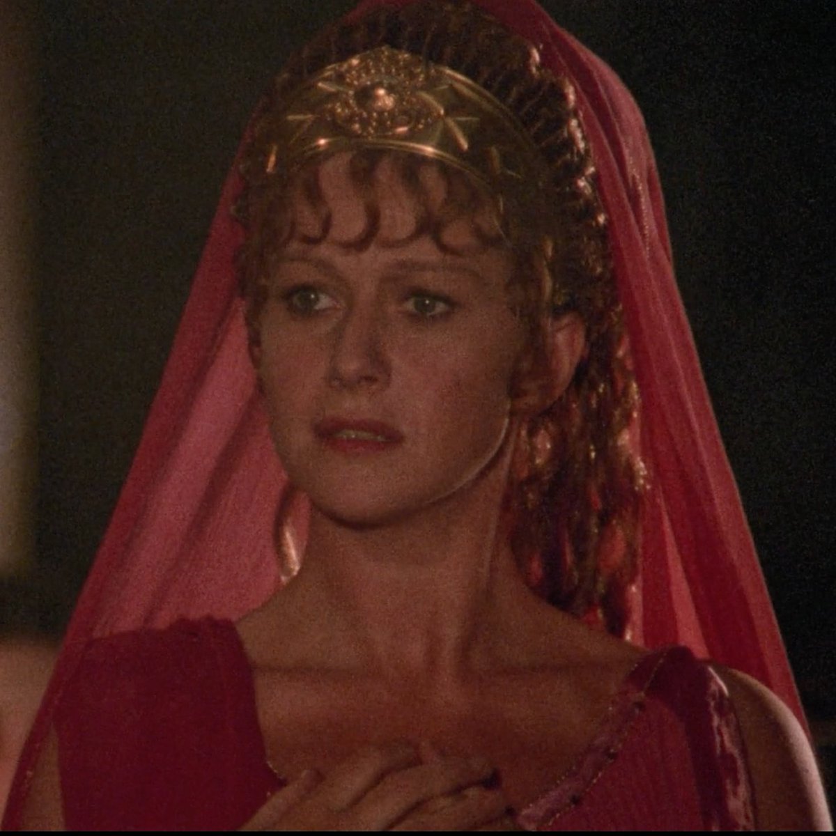 mubiuk's tweet image. Happy birthday to Helen Mirren, pictured here in CALIGULA (1979) 👑
