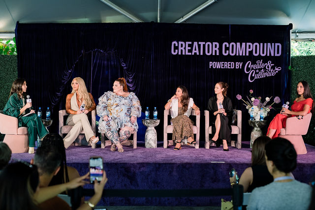 voxmedia's tweet image. Last weekend at @createcultivate LA, @POPSUGAR's Editor-in-Chief Kelsey Castanon led “More Than a Following,” a powerful panel on building real connection beyond numbers.
The panel featured Claudia Sulewski, Gigi Gorgeous, Jasmin Hekmat, Tess Holliday & Cate Luzio.
