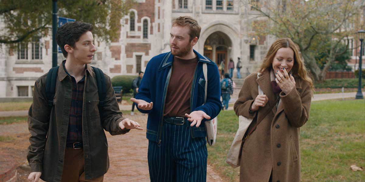 hoffmanupdates's tweet image. POETIC LICENSE will premiere at TIFF in September!

“The hilarious &amp;amp; generous college comedy focuses on the unlikely friendship between two freshmen &amp;amp; a mature woman auditing their poetry course. The perfect fall movie—when optimism &amp;amp; excitement rule and finals are months away.”