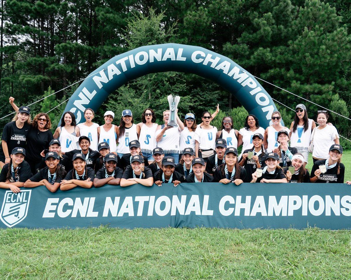 The 2️⃣0️⃣2️⃣5️⃣ U14 ECNL National Champions 🏆 #ECNLFinals