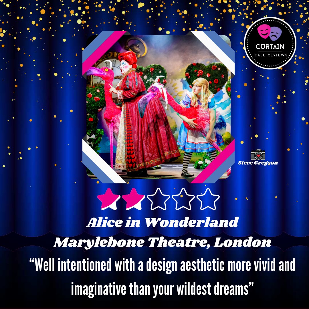 Curtain_CallRev's tweet image. 🎭REVIEW🎭 - Read Megan's review of Alice in Wonderland at the @MaryleboneTHLDN here:
curtaincallreviews.co.uk/alice-in-wonde…