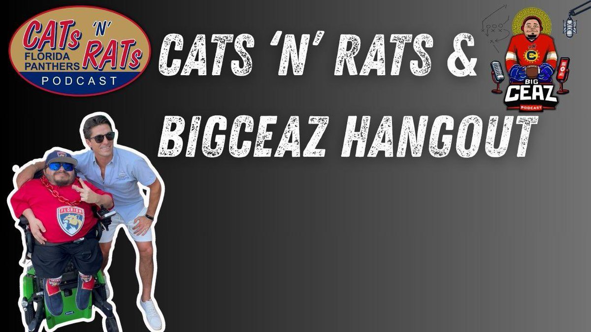 KJ_Lups's tweet image. Great to have Dan Powers from @EmptyNettersPod stop by to talk Florida Panthers & Around The NHL w/ @BigCeaz @cms_305 & I
Time stamped for your convenience— thanks @Marlins8VA
Subscribe below ⬇️:
youtube.com/@catsnratspodc…
youtube.com/@bigceaz?si=Yd…