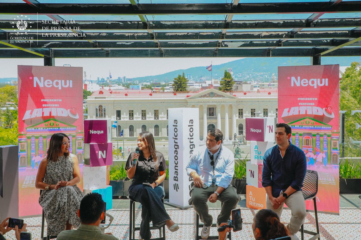 Secretaría de Prensa de la Presidencia (@secprensasv) on Twitter photo #FestivalLatido | El Gobierno del Presidente <a href="/nayibbukele/">Nayib Bukele</a> ha transformado el Centro Histórico de San Salvador en un espacio vivo y seguro, donde florecen el arte, el turismo, el entretenimiento y la economía local.
Hoy, la directora general de la <a href="/AutoridadchSV/">Autoridad del Centro Histórico</a>, Adriana Larín, #FestivalLatido | El Gobierno del Presidente <a href="/nayibbukele/">Nayib Bukele</a> ha transformado el Centro Histórico de San Salvador en un espacio vivo y seguro, donde florecen el arte, el turismo, el entretenimiento y la economía local.
Hoy, la directora general de la <a href="/AutoridadchSV/">Autoridad del Centro Histórico</a>, Adriana Larín,