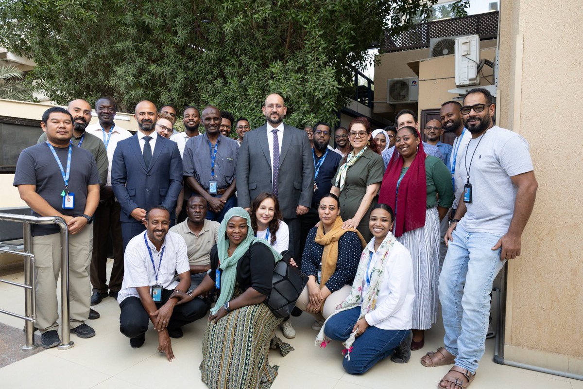 OthmanBelbeisi's tweet image. Just arrived in #Sudan, where needs are immense, but so is the resilience of its people.
Humbled to meet our dedicated staff delivering amid hardship. IOM remains committed to standing with Sudan and finding every way to support those we serve.