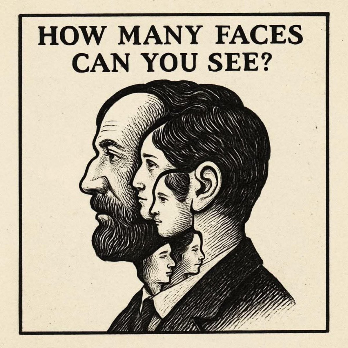 How many faces? 👀