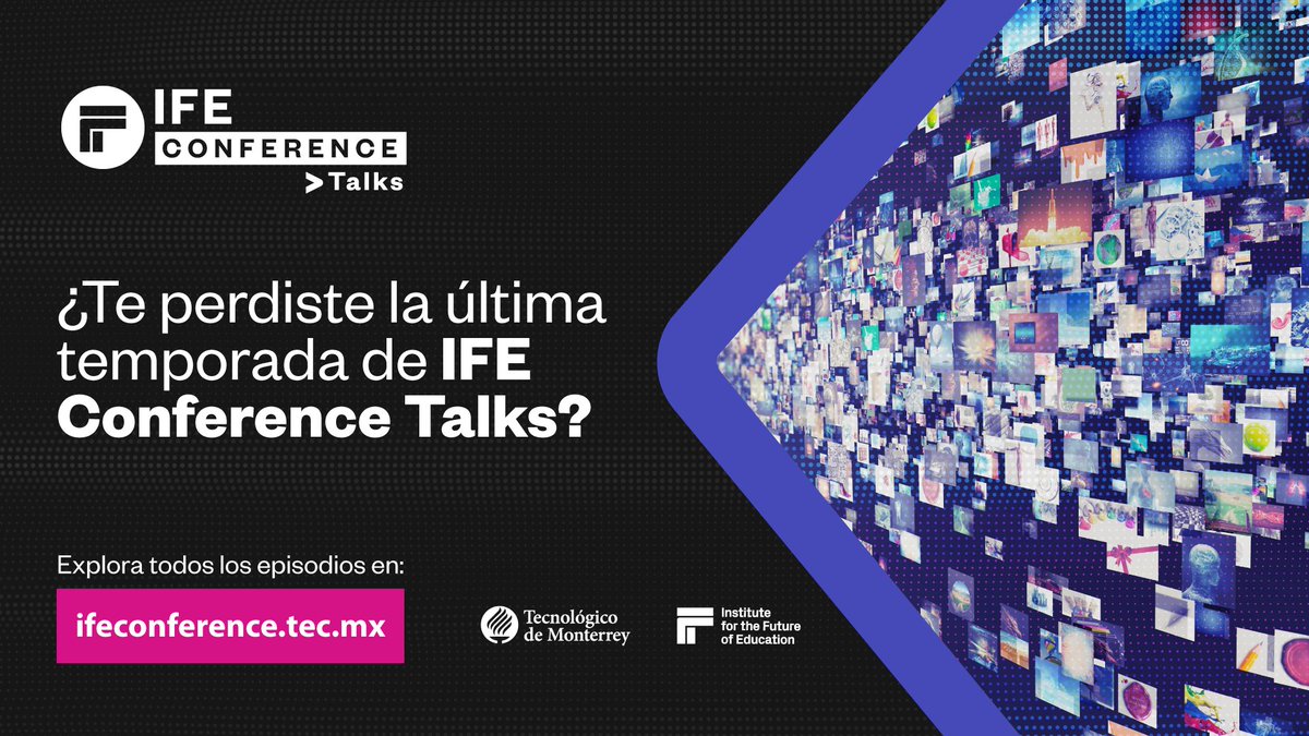 🎙️ ¿Te perdiste la última temporada de IFE Conference Talk?
Ponte al día con agentes de cambio que están transformando el futuro de la educación.

📺 La temporada completa ya está disponible en: ifeconference.tec.mx/ife-conference…
