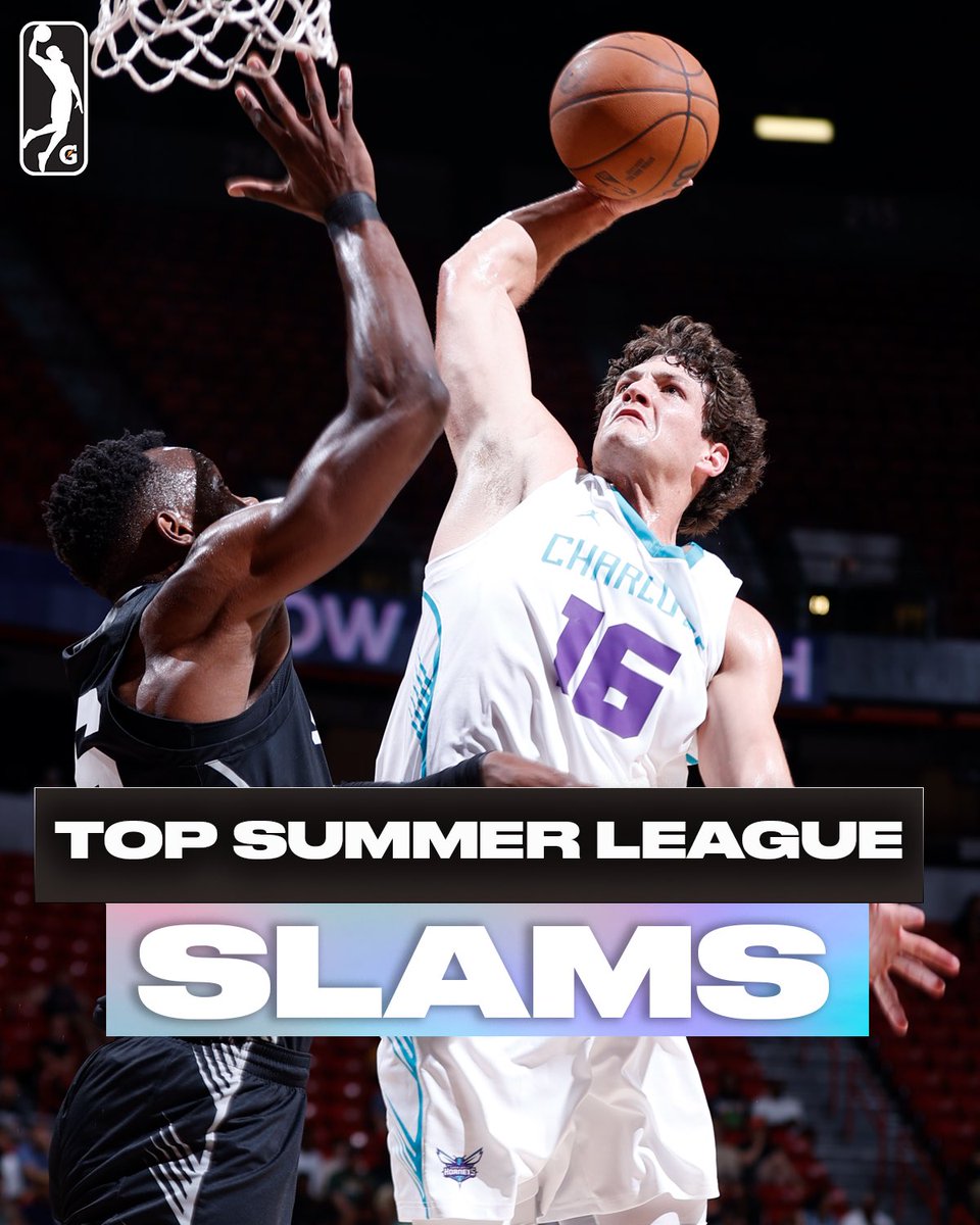 nbagleague's tweet image. Dunks on dunks! 😳✈️
Our #GLeagueAlum TOOK FLIGHT at NBA Summer League in Vegas. #NBADunkWeek