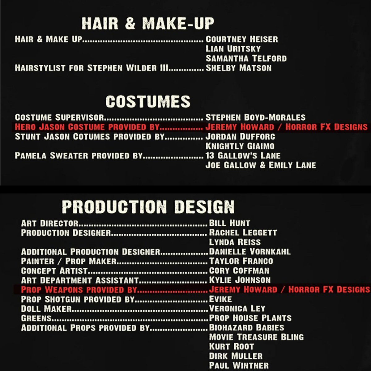 HorrorFXDesigns's tweet image. If you need a Jason fix and haven't yet seen it, go watch Never Hike Alone 2 by @wompstompfilms starring Thom Mathews from Friday the 13th part 6: Jason Lives! I had the awesome privilege of making a ton of stuff for this film. It's so good! Link π
youtu.be/HLVzMvDtb1Y?siβ¦