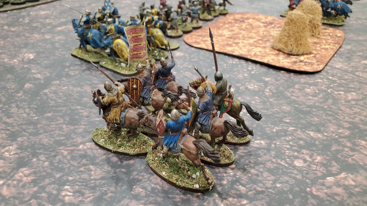 HMGS_Inc's tweet image. Boots pounded the battlefield & shields rang with fury at the SAGA tournament during #Historicon2025! Warbands clashed in brutal melees, clever feints & heroic last stands. Strategy, steel, and sheer will shaped the day. Only one warlord claimed victory! #SAGA #miniaturewargaming