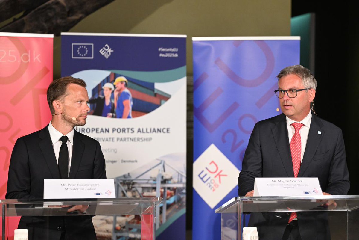 magnusbrunner's tweet image. Press conference at the EU Ports Alliance with @PHummelgaard here:
➡️ audiovisual.ec.europa.eu/en/video/I-275…