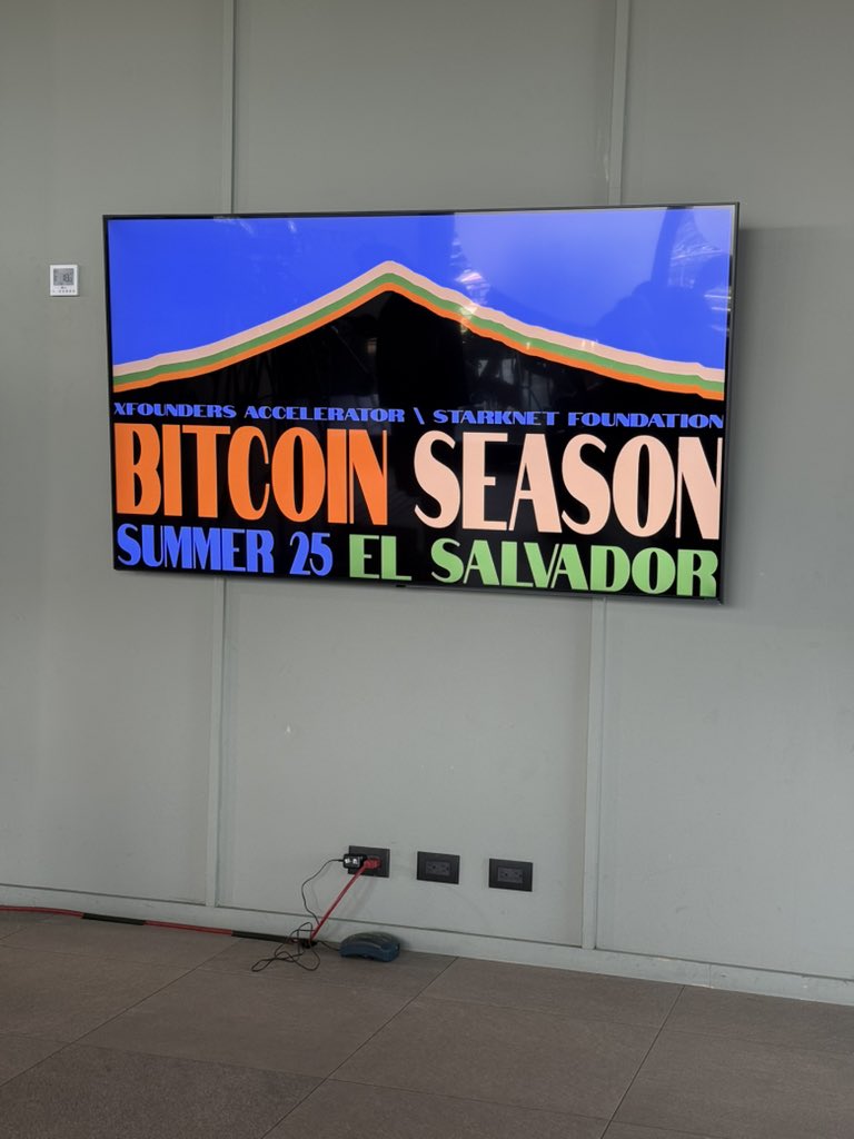 dimahledba's tweet image. GRINTA mode on in El Salvador.
Starknet Bitcoin season accelerator.