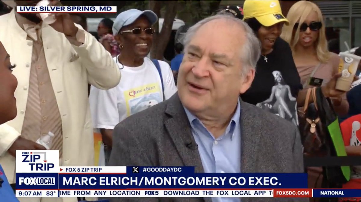 MontCoExec's tweet image. Last Friday, FOX 5’s Zip Trip stopped by Silver Spring to highlight what makes our community shine. From local flavor to live music, there’s always something happening in downtown Silver Spring!
Watch the segment here: fox5dc.com/video/1676755