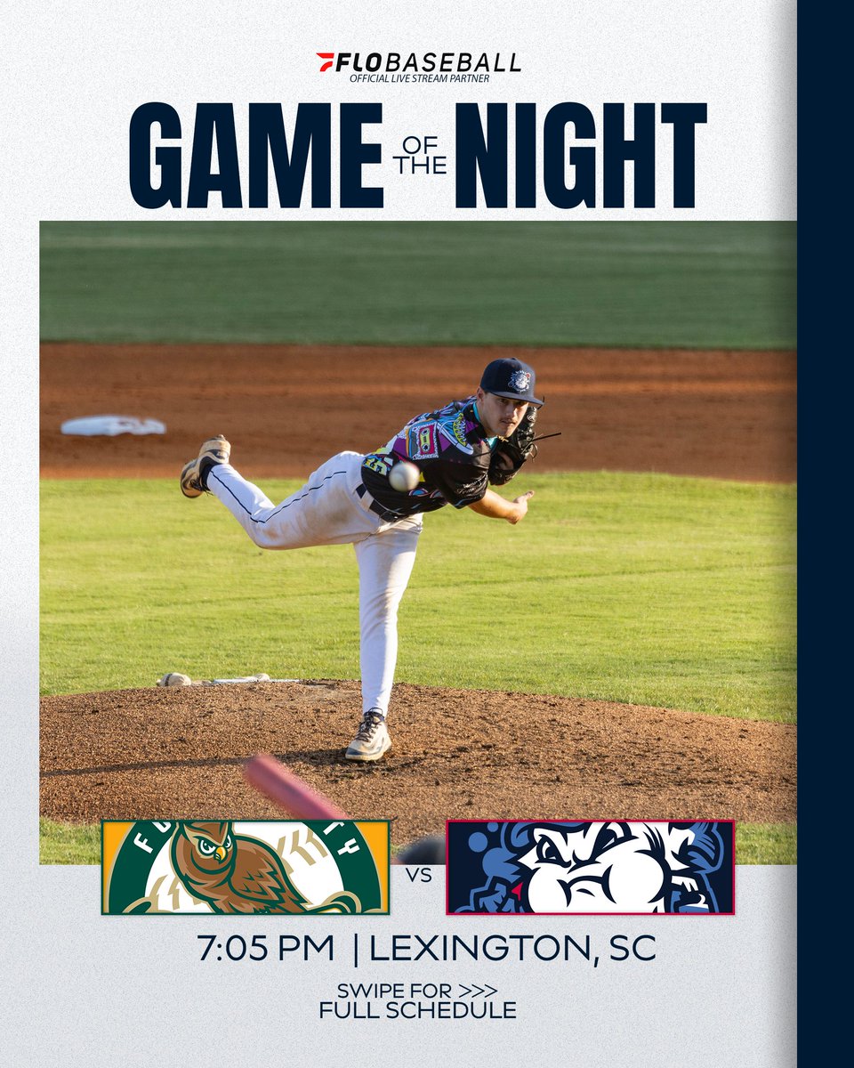 CPLBaseball's tweet image. Locked in 🎯
The @ForestCityOwls head to @GoBlowfish tonight, watch through @FloCollegeBSB
#TheFutureIsNow