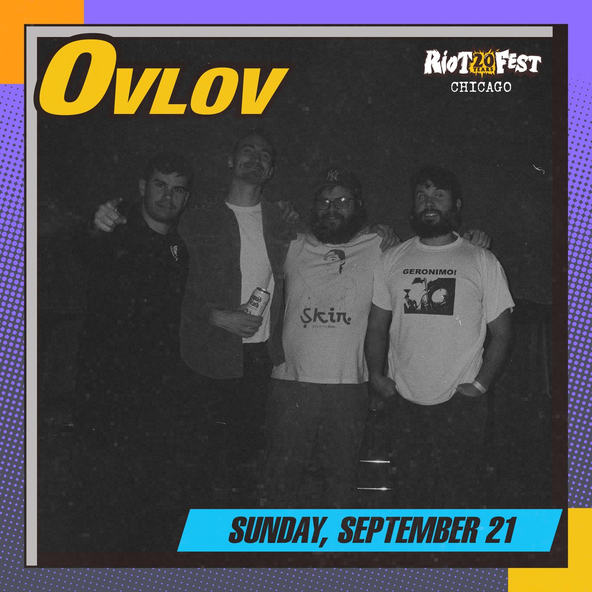 RiotFest's tweet image. They sold out Bottom Lounge this past March so don't wait on getting your Riot Fest tickets to see Ovlov on Sunday, September 21 at 3:40PM at the Radical Stage.