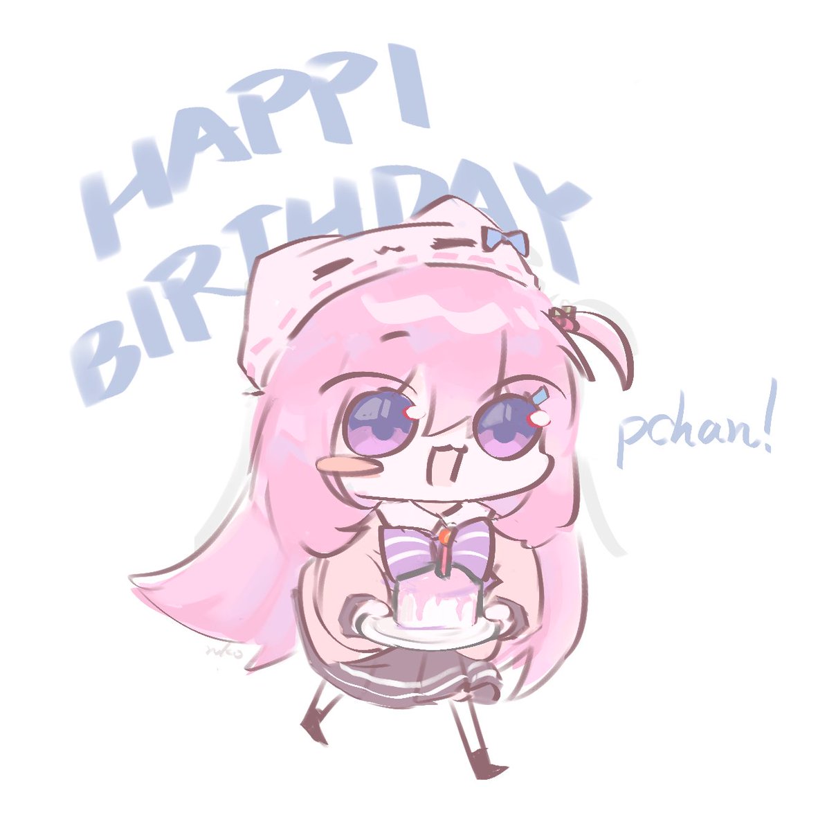 ruruk_o2's tweet image. happi birthday pchan!!!!🎂