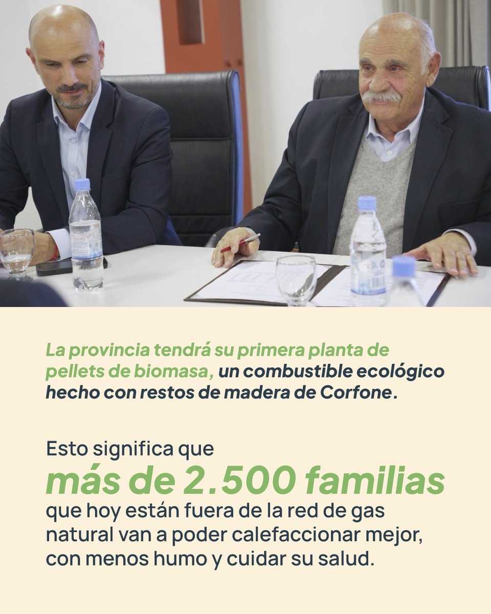 Transformamos los residuos en energía sustentable⁣
⁣
👷‍♂️ Corfone y GyP ya están trabajando en una nueva planta de pellets que se instalará en Junín de los Andes.⁣
⁣