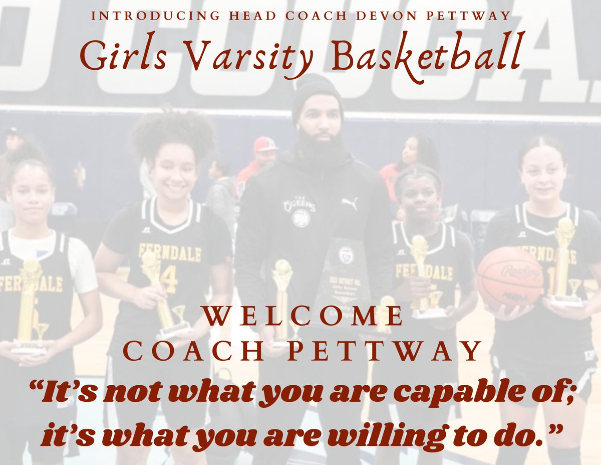 HPS_Athletics (@hps_athletics) on Twitter photo Hazel Park Schools would like to welcome Devon Pettway as the new Girls Varsity Basketball coach for the 2025-26 season. #hazelparkschools #GoVikings <a href="/MIPrepZone/">MIPrepZone</a> Hazel Park Schools would like to welcome Devon Pettway as the new Girls Varsity Basketball coach for the 2025-26 season. #hazelparkschools #GoVikings <a href="/MIPrepZone/">MIPrepZone</a>