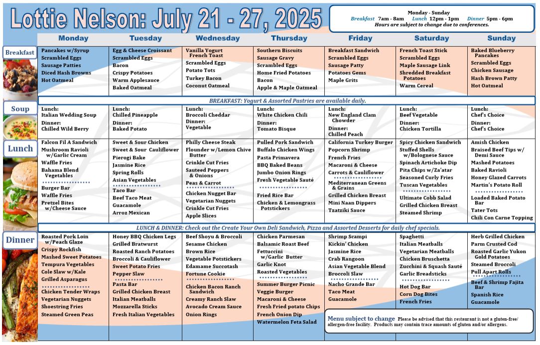 Messiah Dining tweet media