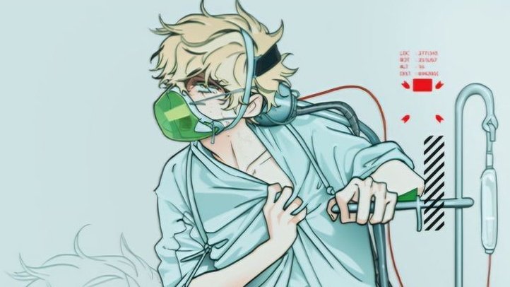 ivansorrow's tweet image. si a till le querían poner un entrenamiento parecido al de luka y mencionaron que la cosa verde de su cuello mide su ritmo cardiaco, entonces quizás urak había planeado aplicar lo de controlar el miedo de till (latidos) como hacía heperu con luka?
