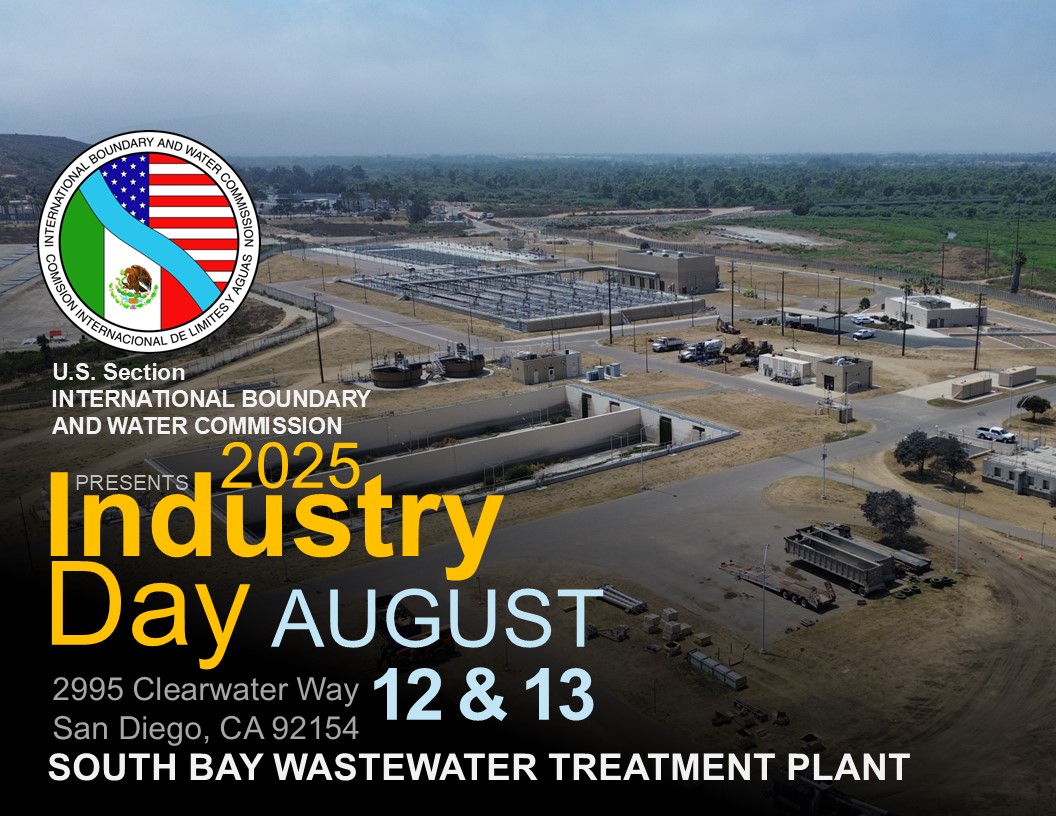 usibwc's tweet image. The #USIBWC is committed to #ProtectingAmericans from #MexicanSewage and holding #Mexico accountable as we move towards a comprehensive solution to this decades-long issue. In doing so, we’re inviting all interested wastewater treatment plant operators to join us for an Industry…