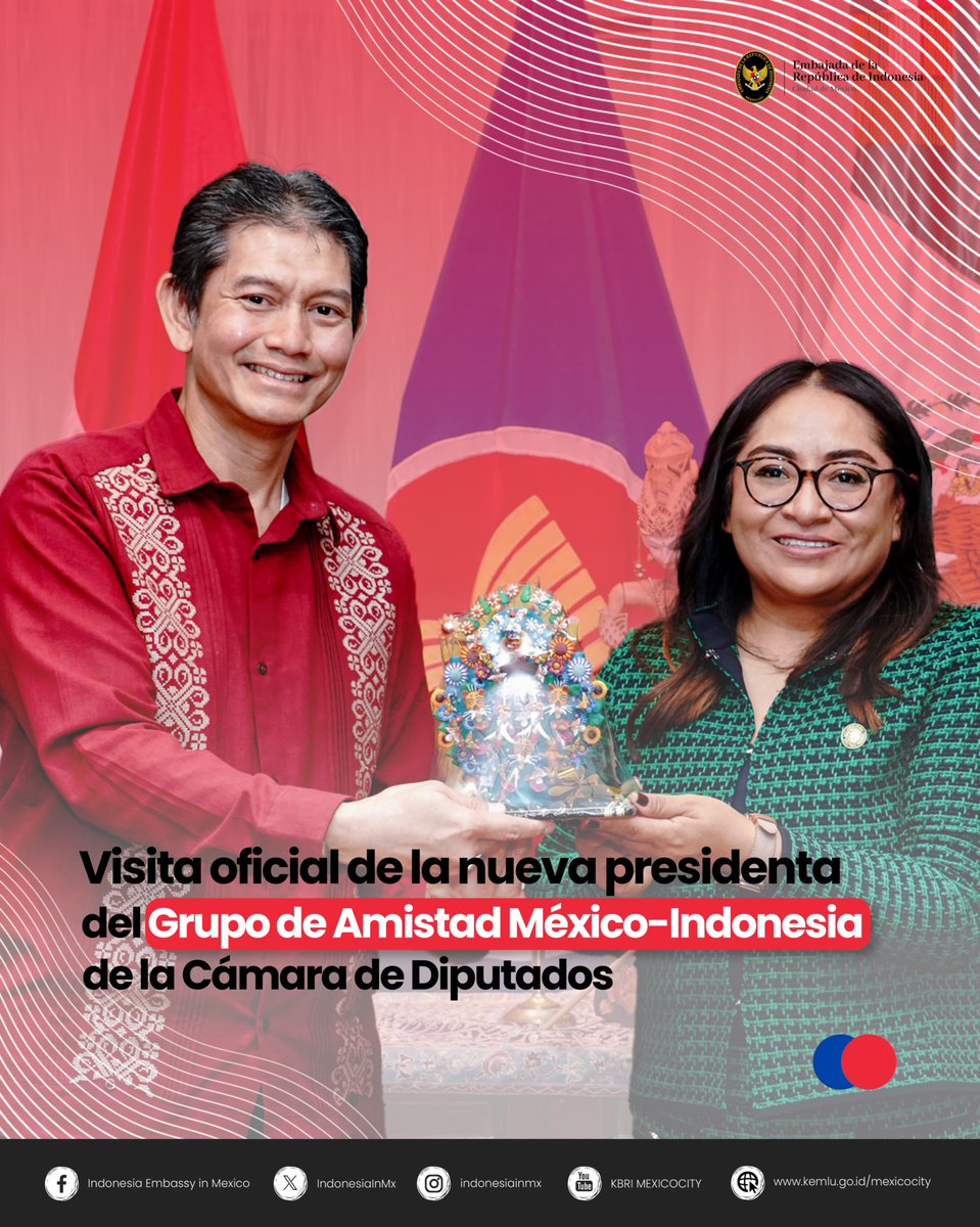 El encargado de negocios a. i. de la Embajada de la República de Indonesia en la Ciudad de México, el Sr. Bimo Ariawan,