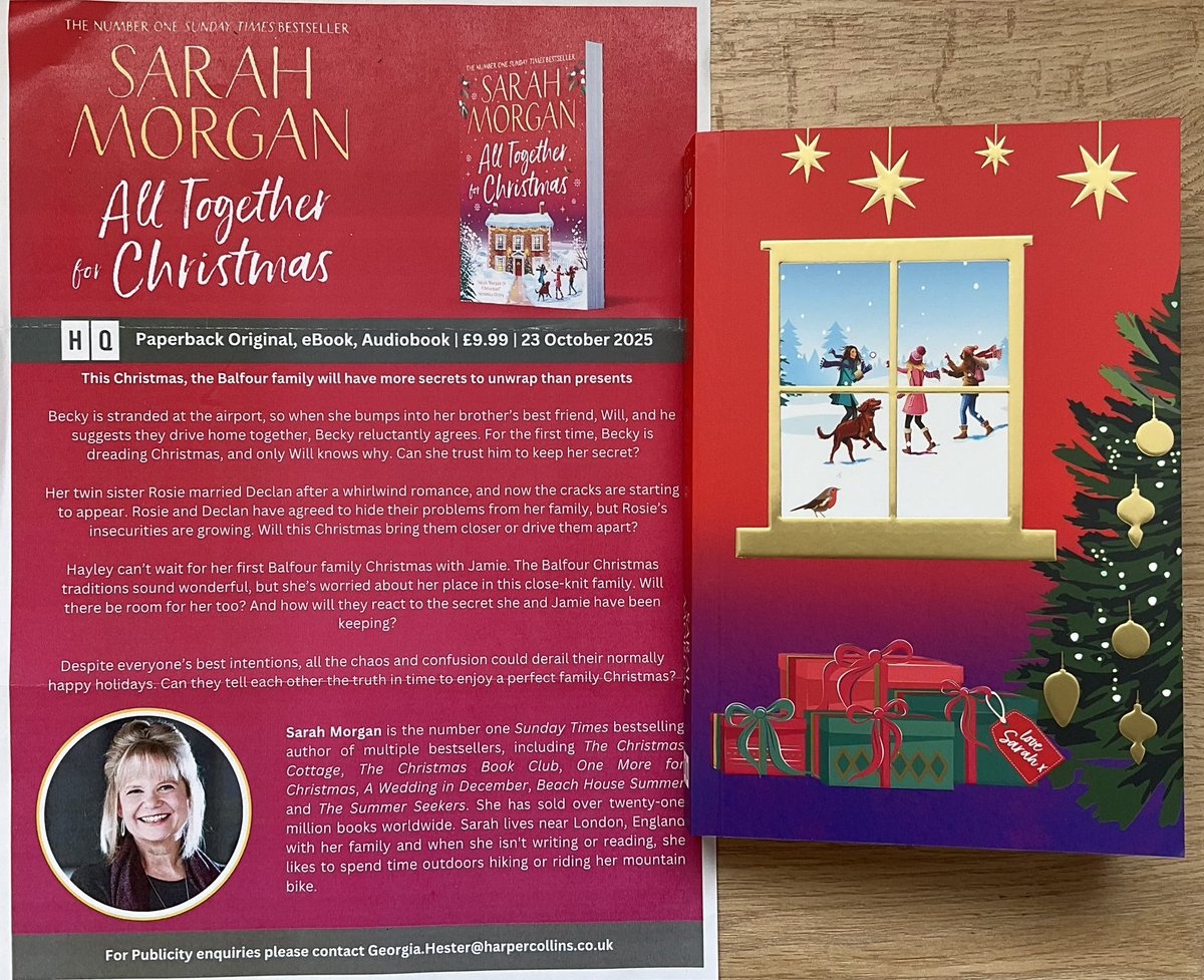 Lindahill50Hill's tweet image. Just how gorgeous is this @SarahMorgan_ proof of #AllTogetherForChristmad coming from @HQstories 23rd October?
Thank you so much @georgiahester_
harpercollins.co.uk/products/all-t…