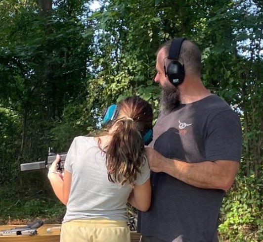 TheShawnHendrix's tweet image. Teach your daughters to shoot. Unfortunately we can’t protect them forever. Gun rights are women’s rights and the best equalizer. She is still getting use to shooting.