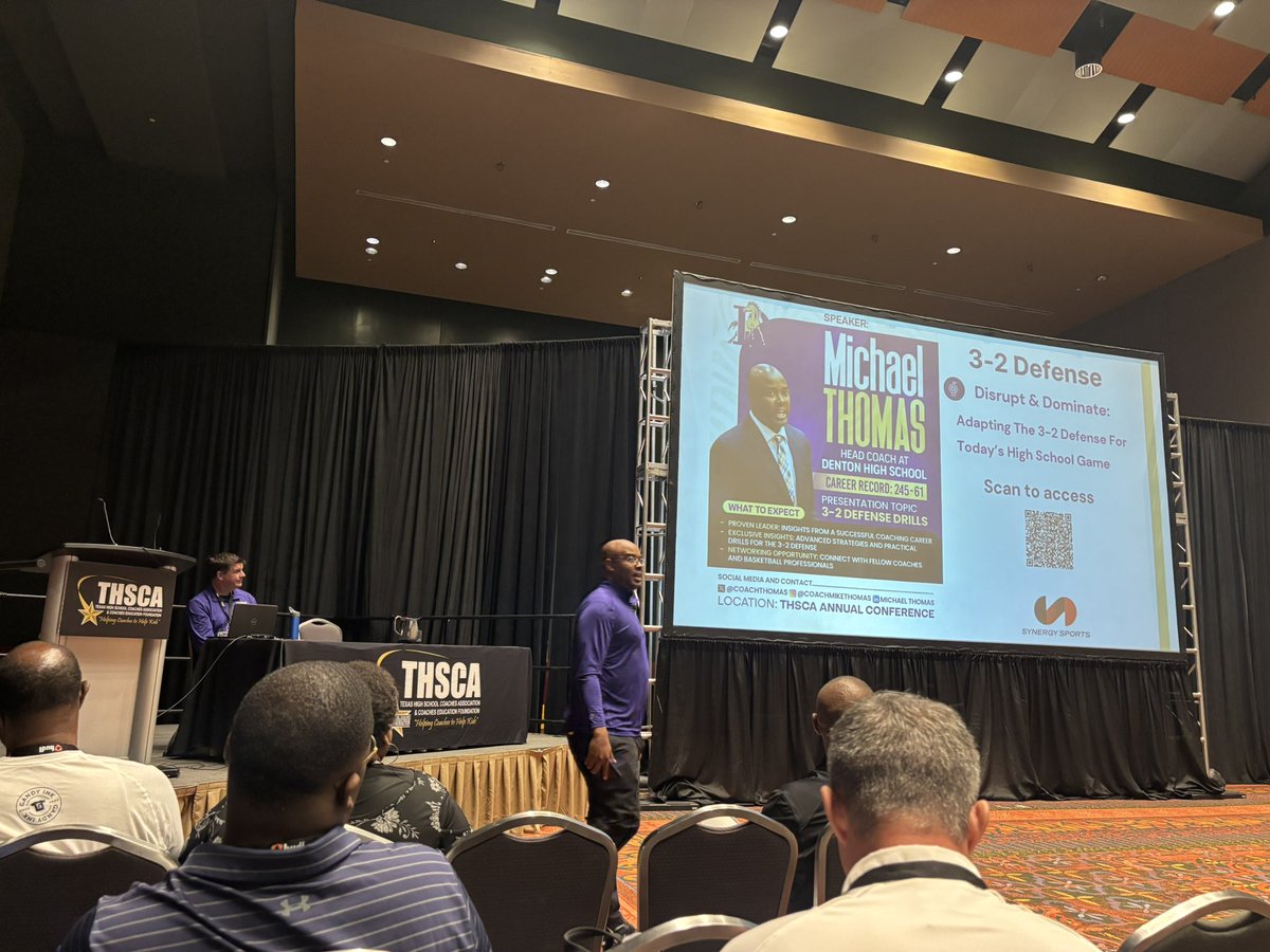 Thank you <a href="/Coachmdthomas/">Coach Michael Thomas</a> <a href="/denton_bb/">Denton Boys Basketball</a> <a href="/THSCAcoaches/">THSCA</a> Good stuff!!
