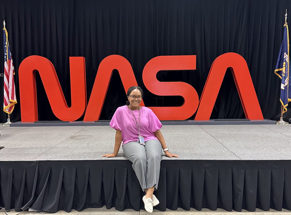 GTMSE_3's tweet image. Rising sophomore Ashley Burton is interning at NASA’s Marshall Space Flight Center, testing how materials behave in space! She’s also training to lead GT 1000 for MSE this fall. 💫🛰️ #GT1000 #NASAIntern #GTMSE