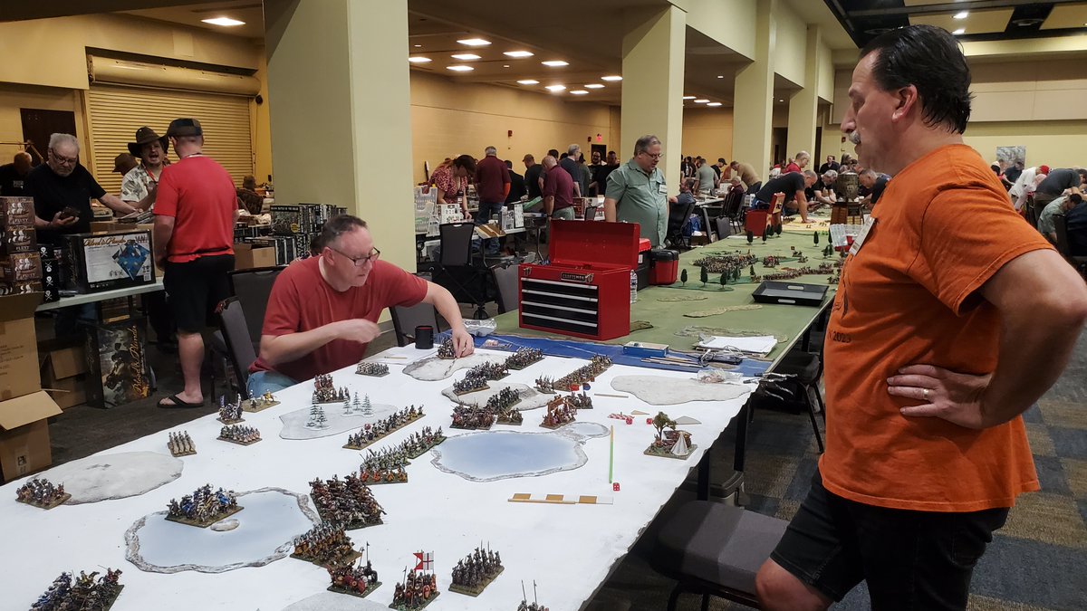 HMGS_Inc's tweet image. The battlefield shook at the Warrior National Championship during #historicon2025 . Steel clashed, legends rose, and only one commander stood victorious. Glory was claimed, but the echoes of war still linger… #MiniatureWargaming #WarriorChampionship