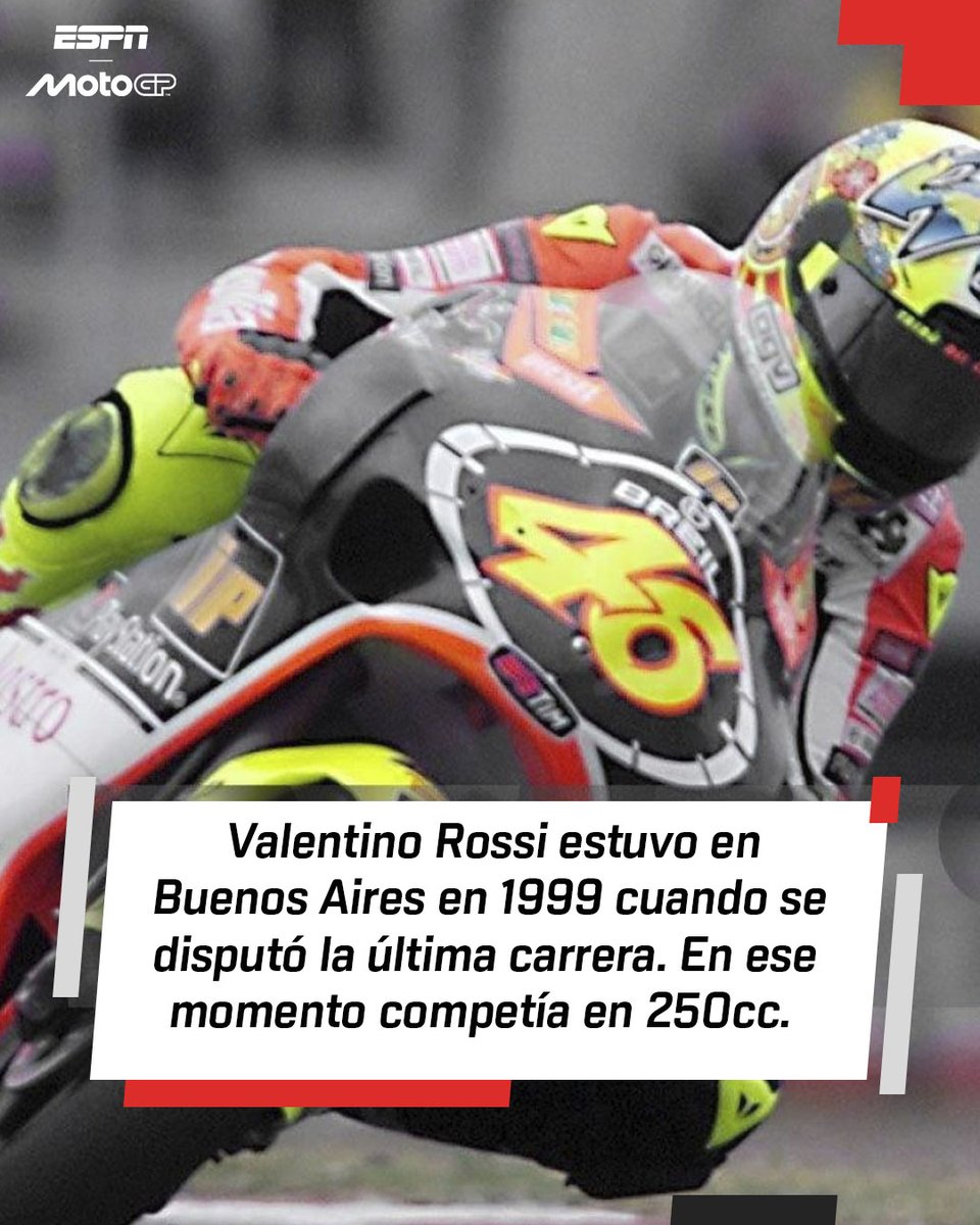 MotoGP_ESPN's tweet image. El #ArgentinaGP estará en Buenos Aires después de 28 años y la última vez fue muy especial. ¿Qué pasó? 🇦🇷🔍