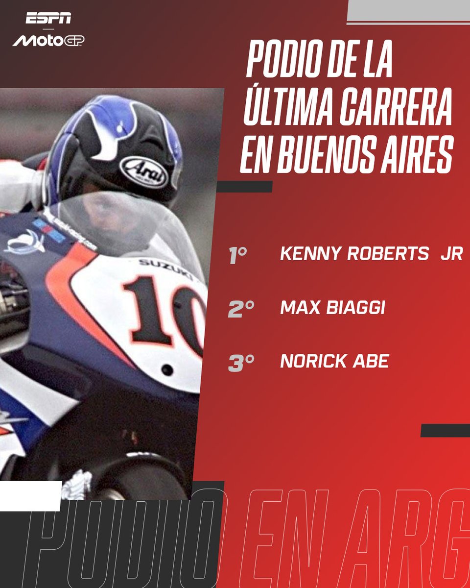 MotoGP_ESPN's tweet image. El #ArgentinaGP estará en Buenos Aires después de 28 años y la última vez fue muy especial. ¿Qué pasó? 🇦🇷🔍