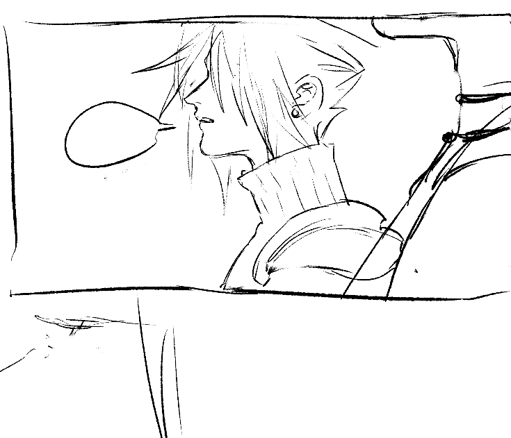 Knowelspole's tweet image. ff7 doodles