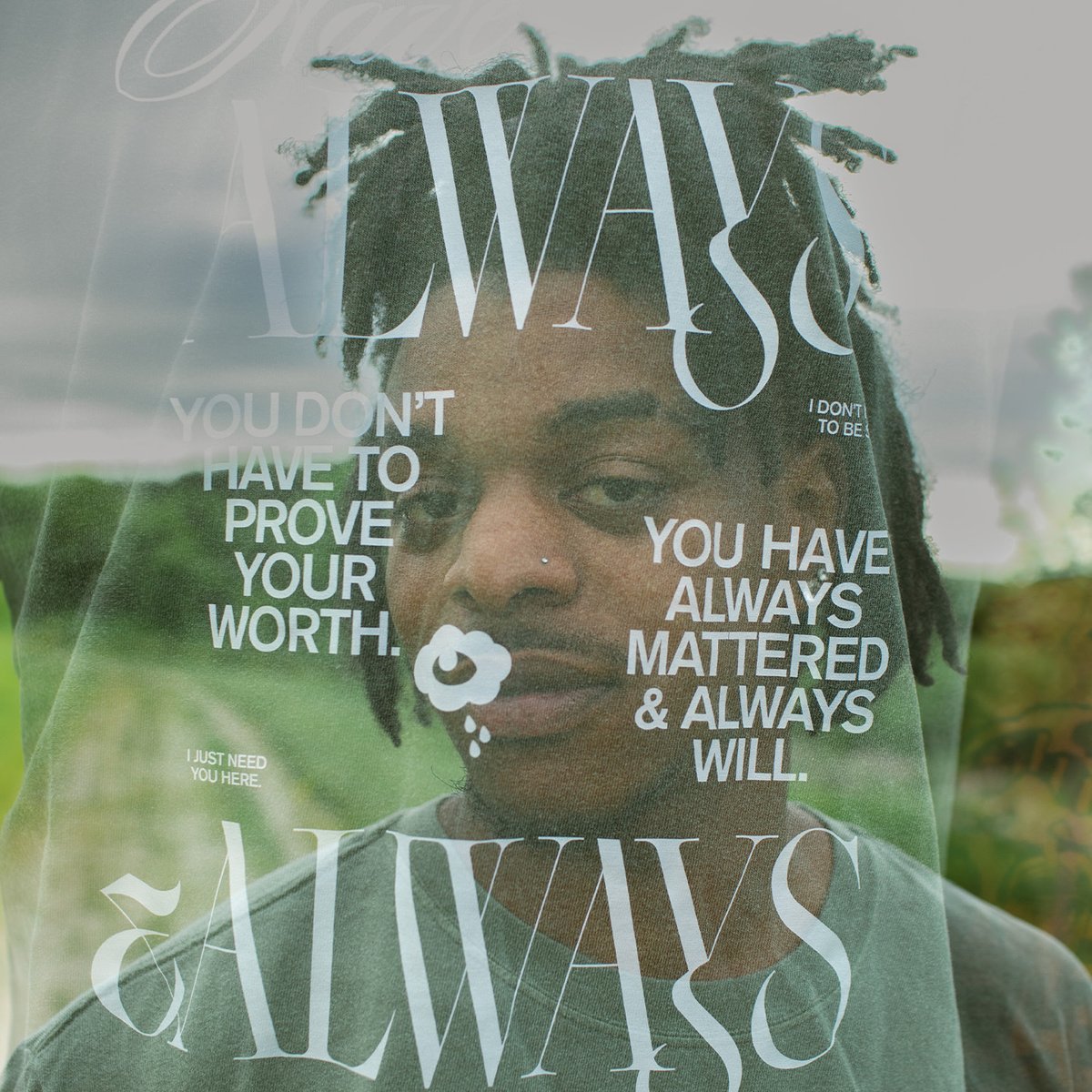 TWLOHA's tweet image. We need and want you to know: You don't have to prove your worth. You have always mattered, and always will.
Proceeds from our BIPOC Mental Health Month Collection allow us to provide these communities with more mental health care sessions. Your purchase makes healing possible.…