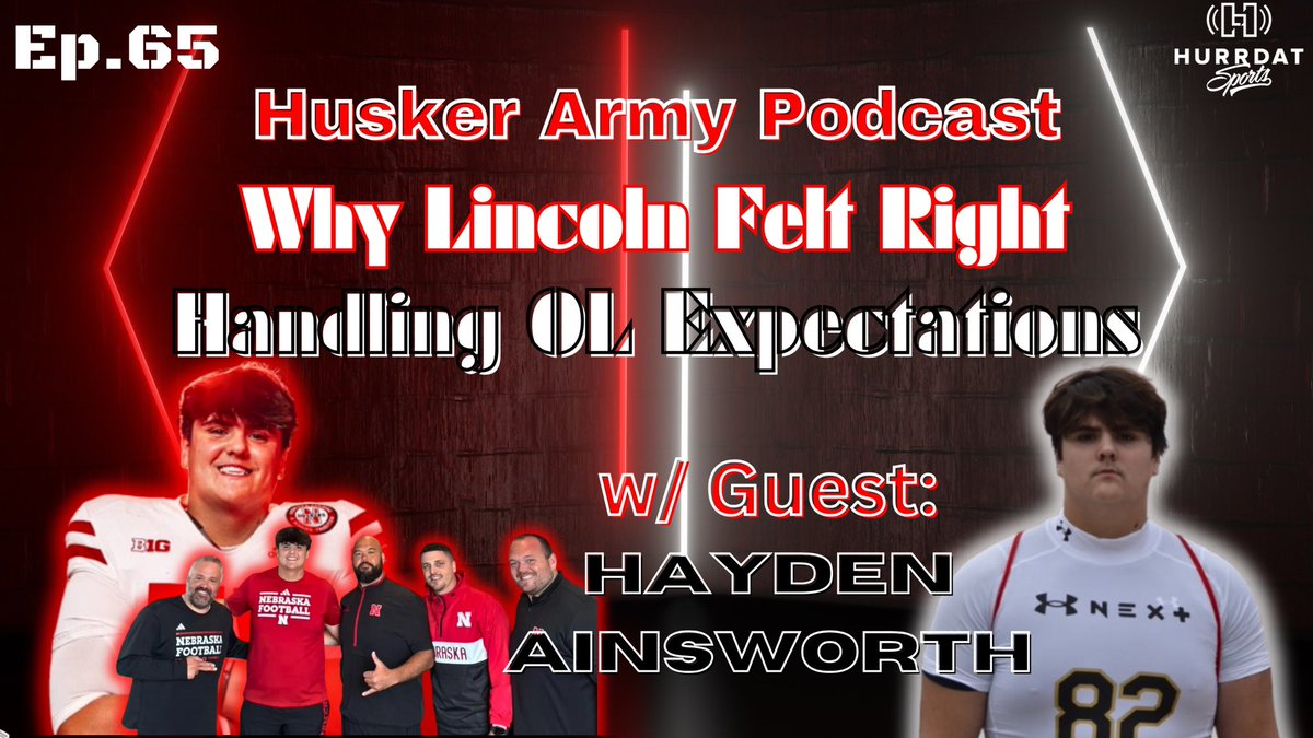 Husker Army Podcast (@huskerarmypod) on Twitter photo 🚨🚨NEW EPISODE🚨🚨
4⭐️ OL commit out of the backyard of Ole Miss, <a href="/Hayden_A_LT/">Hayden.Ainsworth 4⭐️ OT</a> joins us this week! We discuss his decision in choosing the Huskers, Coach Raiola, what the future may hold, N soooo much more!!!!! Husker Nation won’t want to miss this one! #GBR 🚨🚨NEW EPISODE🚨🚨
4⭐️ OL commit out of the backyard of Ole Miss, <a href="/Hayden_A_LT/">Hayden.Ainsworth 4⭐️ OT</a> joins us this week! We discuss his decision in choosing the Huskers, Coach Raiola, what the future may hold, N soooo much more!!!!! Husker Nation won’t want to miss this one! #GBR