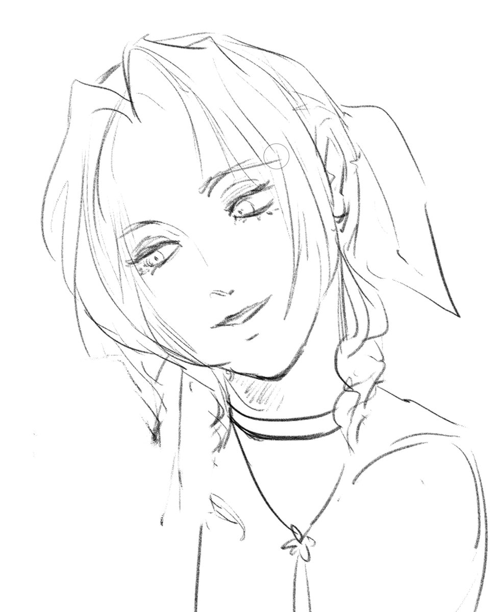 Knowelspole's tweet image. ff7 doodles