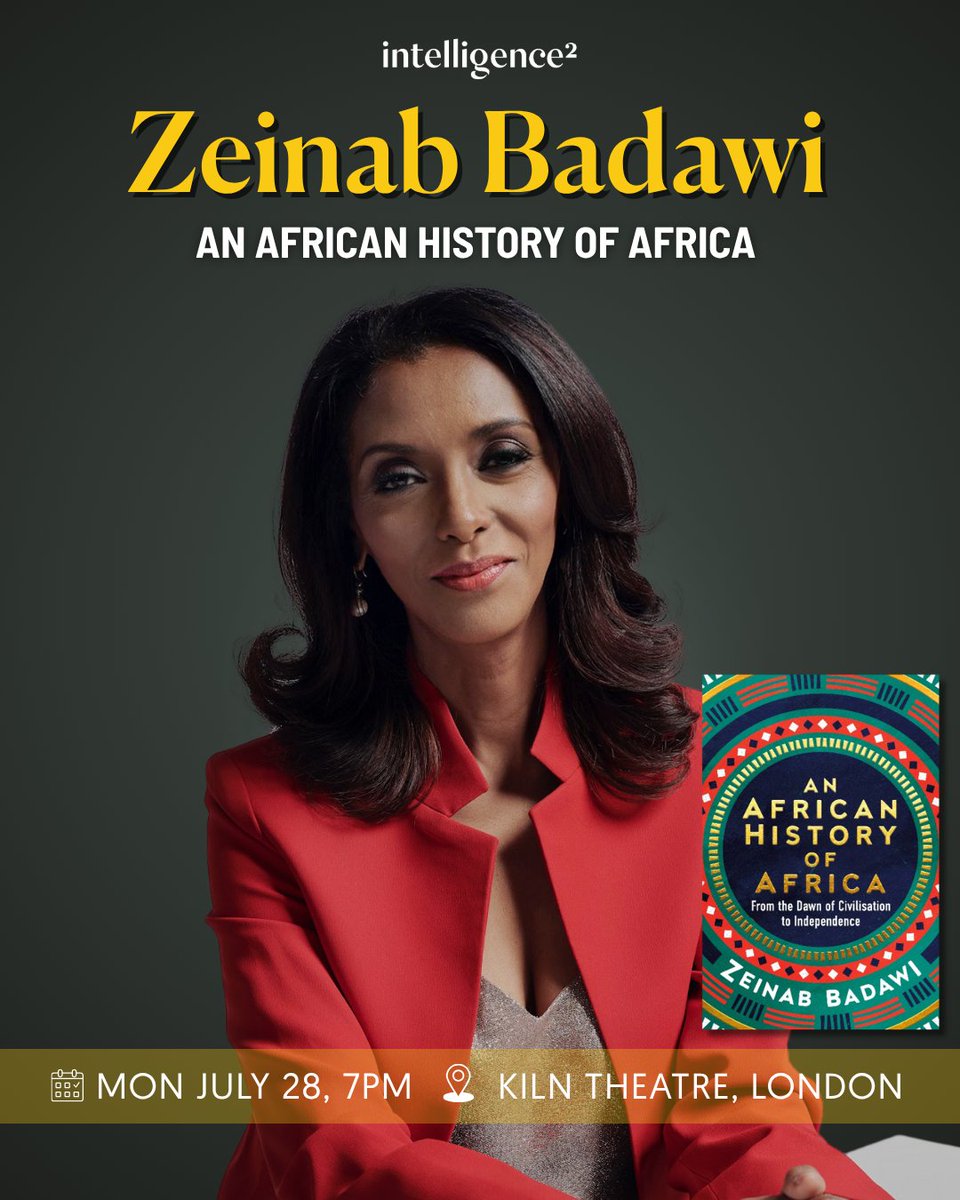 Zeinab Badawi (@thezeinabbadawi) on Twitter photo Iโm delighted to hear that 'An African History of Africa' has been selected as a Guardian Best Summer Read.
I look forward to being in conversation with <a href="/MartineDennis/">Martine Dennis</a> to discuss African history from an African perspective.
<a href="/intelligence2/">Intelligence Squared</a> <a href="/EburyPublishing/">Ebury Publishing</a> Iโm delighted to hear that 'An African History of Africa' has been selected as a Guardian Best Summer Read.
I look forward to being in conversation with <a href="/MartineDennis/">Martine Dennis</a> to discuss African history from an African perspective.
<a href="/intelligence2/">Intelligence Squared</a> <a href="/EburyPublishing/">Ebury Publishing</a>