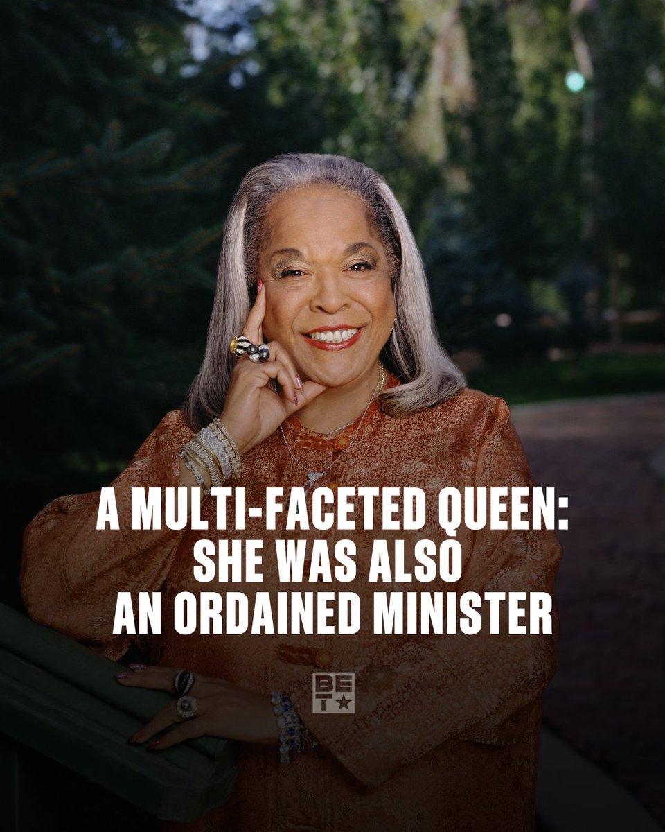 Remembering Della Reese, a spiritual powerhouse and cultural icon! 

She not only blessed us with her incredible voice and acting talent, but she also ministered to souls and showed us what true resilience looks like. 

Her life was a testament to faith, strength, and breaking