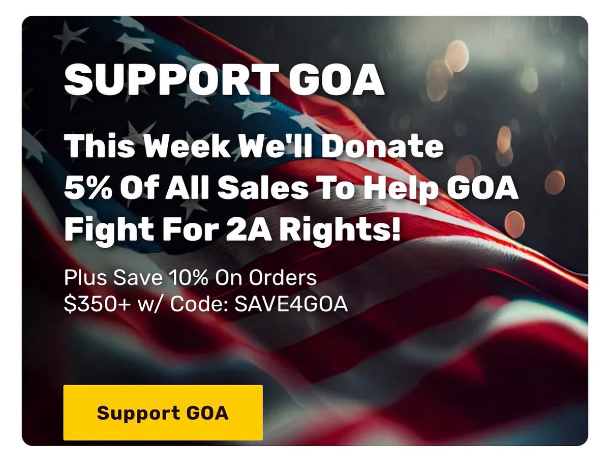 christian_grest's tweet image. Shop at Brownells this week… both save and support GOA with code: SAVE4GOA #goa #save #brownells #bureauofpropaganda
alnk.to/44Y4tsQ